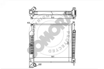 Radiator apă răcire motor