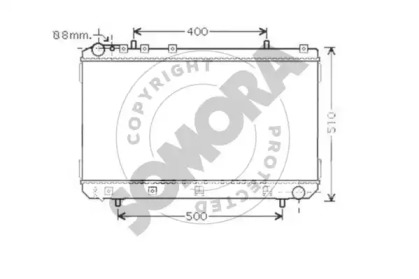 Radiator apă răcire motor