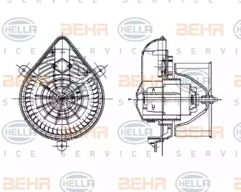 Ventilator aeroterma