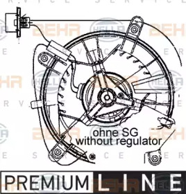 Ventilator aeroterma