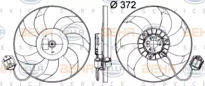 Ventilator răcire motor