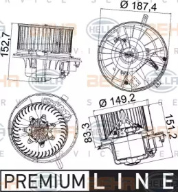 Ventilator aeroterma