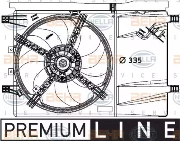 Ventilator răcire motor