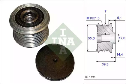 Fulie, alternator