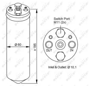 Filtru uscator aer condiționat