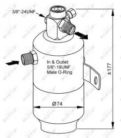 Filtru uscator aer condiționat