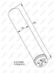 Filtru uscator aer condiționat