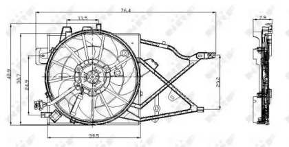 Ventilator răcire motor