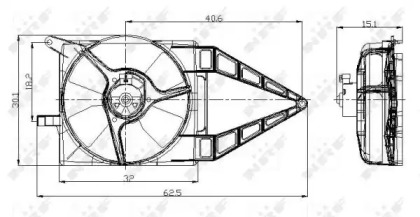 Ventilator răcire motor