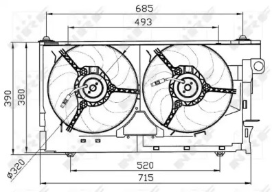 Ventilator răcire motor