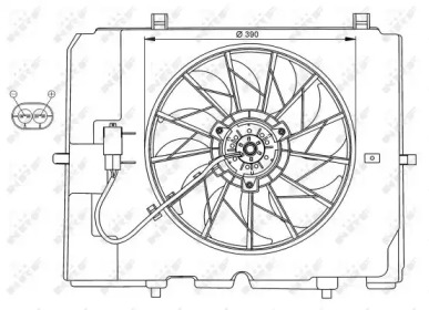 Ventilator răcire motor