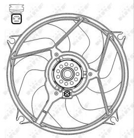 Ventilator răcire motor