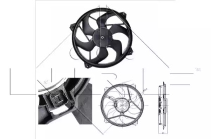 Ventilator răcire motor