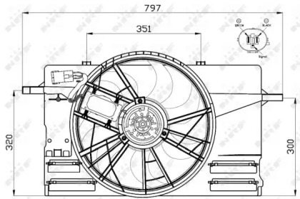 Ventilator răcire motor