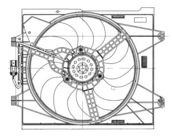 Ventilator răcire motor