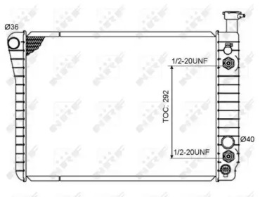 Radiator apă răcire motor