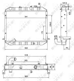 Radiator apă răcire motor