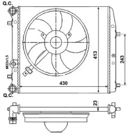 RADIATOR, RACIRE MOTOR