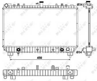 Radiator apă răcire motor