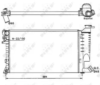 RADIATOR, RACIRE MOTOR