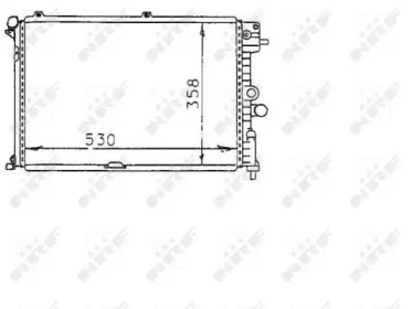 Radiator apă răcire motor