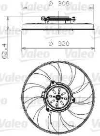 Ventilator răcire motor