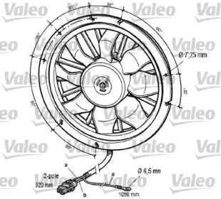 Ventilator răcire motor