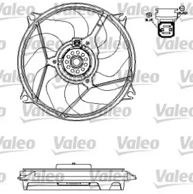 Ventilator răcire motor