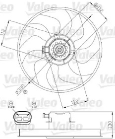 Ventilator răcire motor