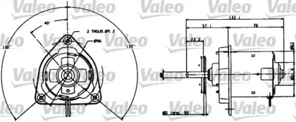 Motor electric, ventilator pentru radiatoare