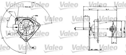 Motor electric, ventilator pentru radiatoare