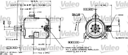 Motor electric, ventilator pentru radiatoare