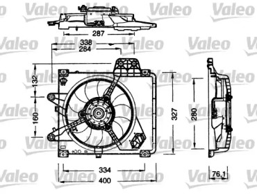 Ventilator răcire motor