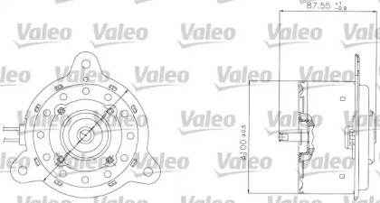 Motor electric, ventilator pentru radiatoare