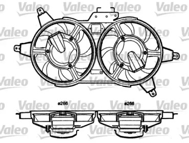 Ventilator răcire motor