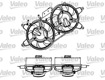 Ventilator răcire motor