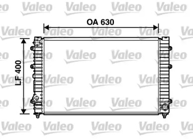 Radiator apă răcire motor