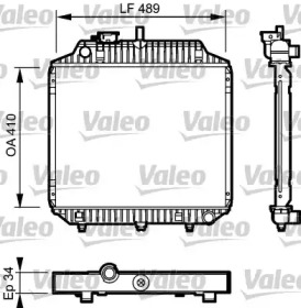 Radiator apă răcire motor