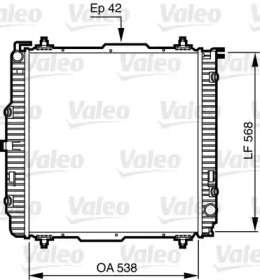 Radiator apă răcire motor