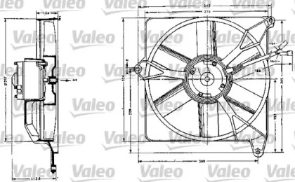 Ventilator răcire motor