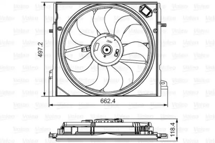 Ventilator răcire motor