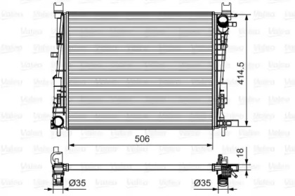 Radiator apă răcire motor