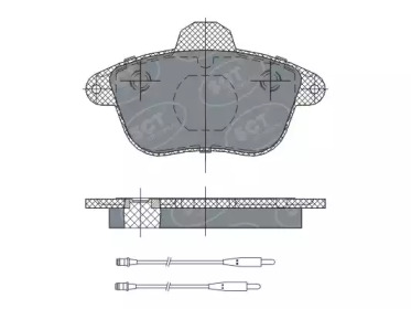 Set plăcuțe frână, frână pe disc