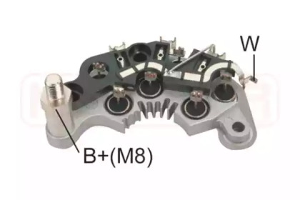 Punte diode, alternator