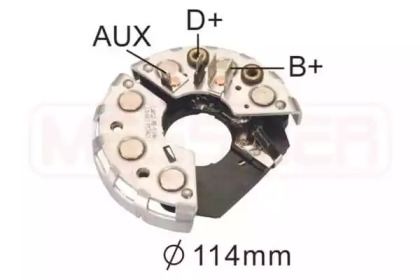 Punte diode, alternator