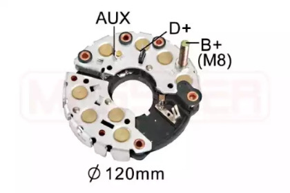 Punte diode, alternator