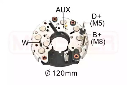 Punte diode, alternator