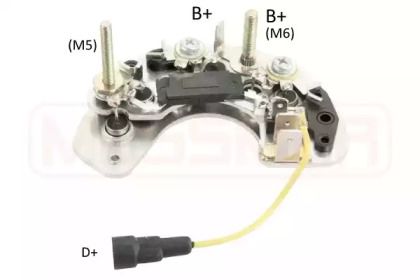 Punte diode, alternator