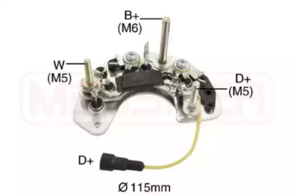 Punte diode, alternator