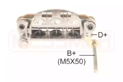 Punte diode, alternator